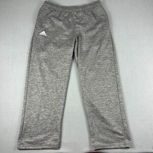 Adidas Pants Mens XL Regular Fit Straight Leg Fleece Sweats Sweatpants Gray NWT